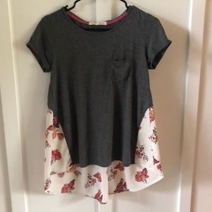 Rewind short sleeve tunic